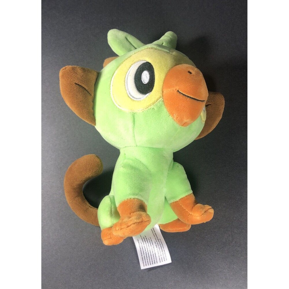 Pokemon Grookey, Grass Monkey 8”  Plush Stuffed Animal -©Nintendo, Jazwares